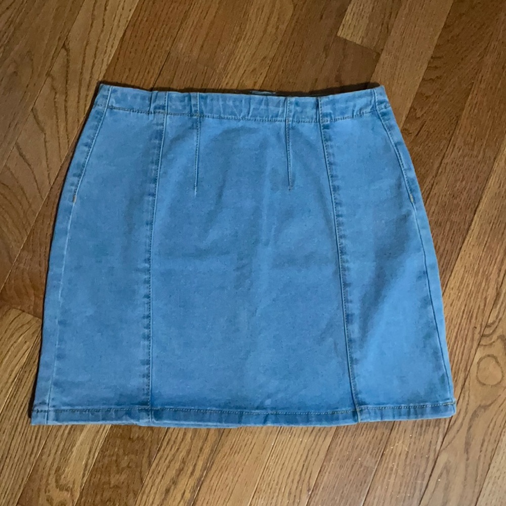 Blue skirt